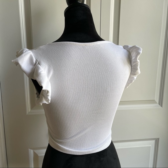 Zara white crop top - Picture 4 of 5